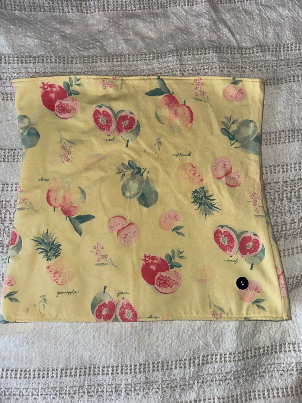 Women’s Yellow Fruit-Print tube top by Hollister